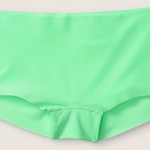 VS PINK M No-Show Boyshort Mint Green NWT Victoria's Secret PINK - Picture 2 of 5